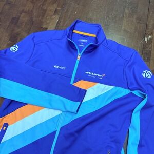 McLaren Formula 1 Racing‎ VMware 25th Anniversary Jacket 3XL Mens Blue Softshell